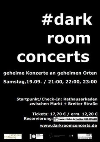 #darkroomconcerts - geheime Konzerte an geheimen Orten
