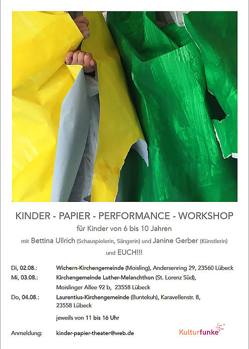 Kinder-Papier-Performance-Workshop