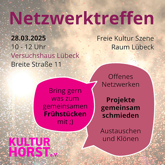 Netzwerktreffen Freie Kultur Lübeck