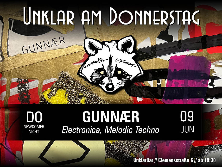 UnklarBar - Newcomer Night mit GUNNÆR (Electronica)