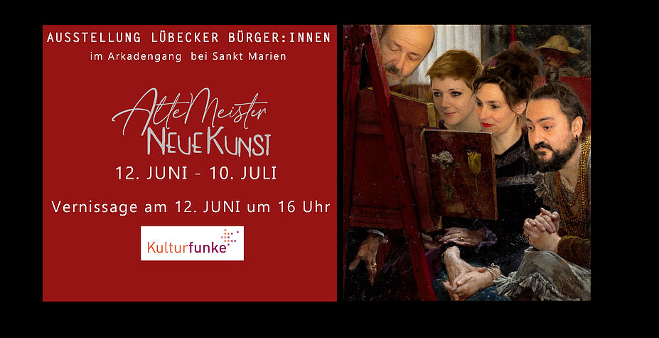 Vernissage Outdoor-Ausstellung ALTE MEISTER NEUE KUNST