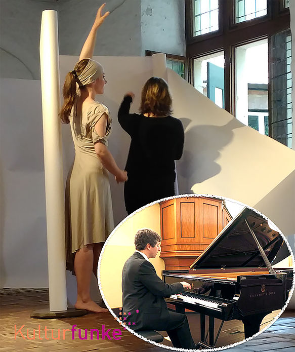 Papier-Bewegung-Musikperformance