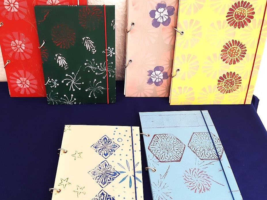 Ringbuch gestalten mit selbst bedrucktem Papier