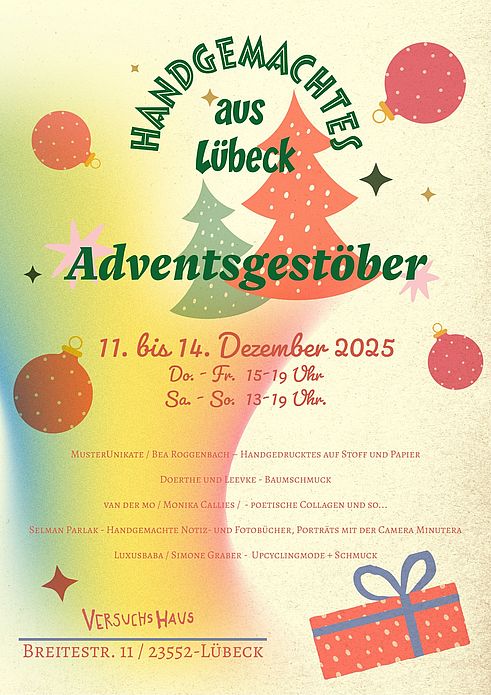 Adventsgestöber im VersuchsHaus – Handgemachtes aus Lübeck
