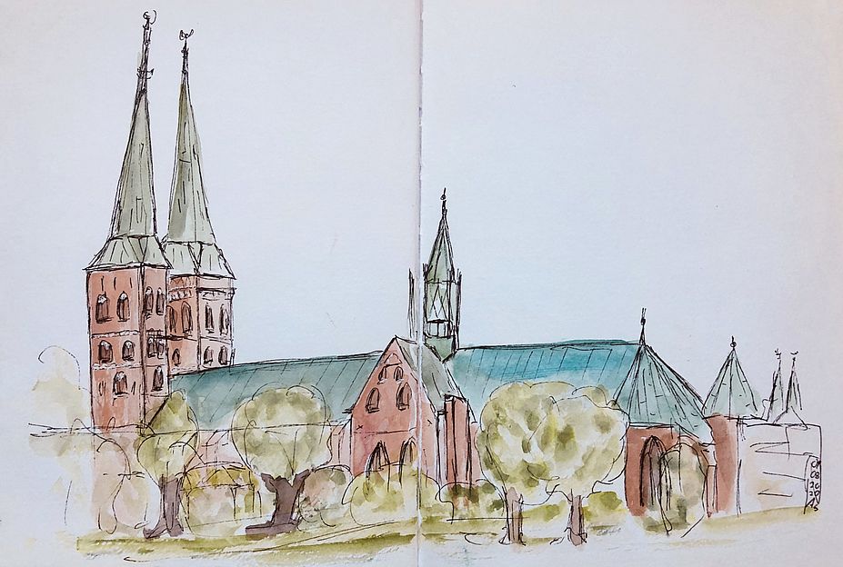 Sketchwalk rund um den Dom