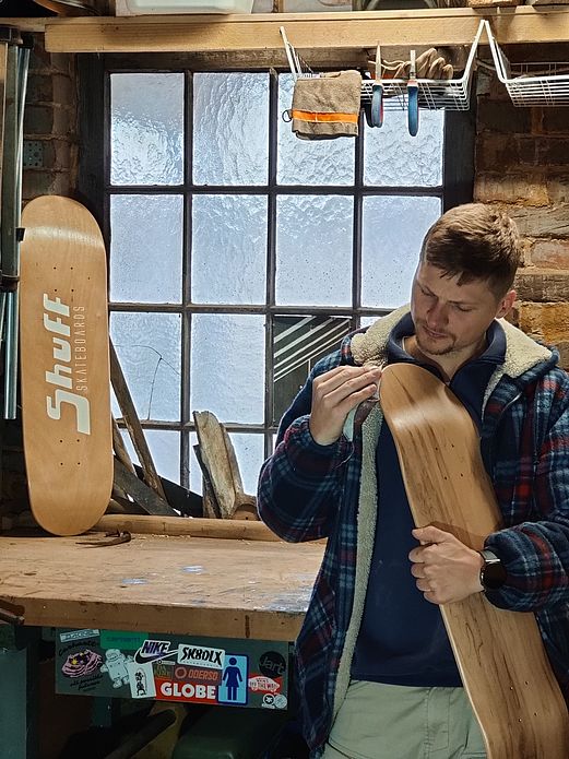 Bau dein Brett - Skateboardbau Workshop