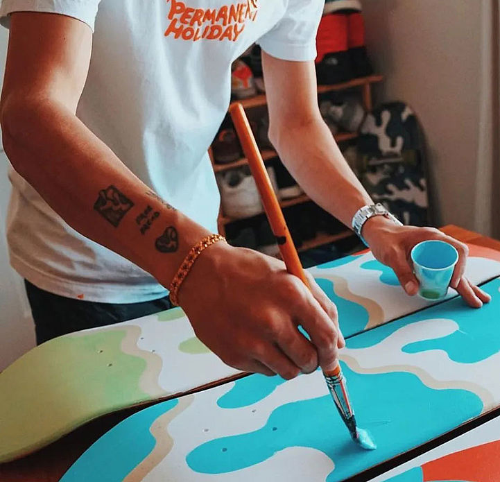 »Alchemie der Stadt« Skateboard-Gestaltungs-Workshop