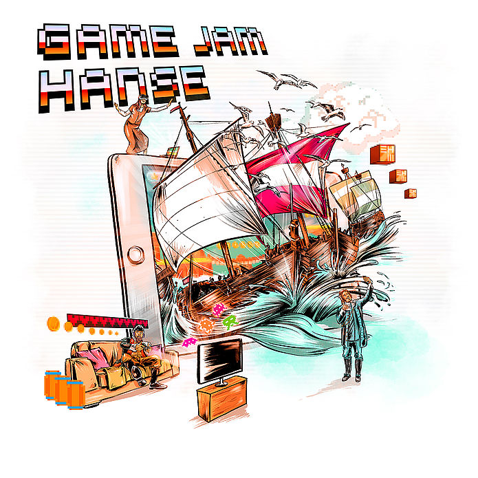 Game Jam Hanse. Mehr als Koggen und Kaufleute