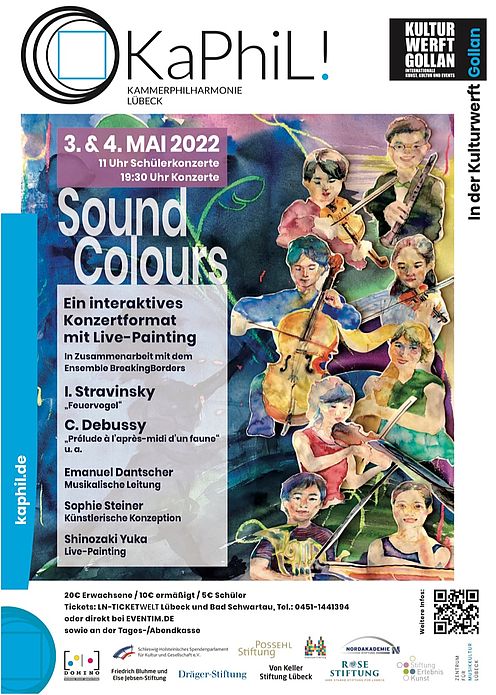 SoundColours - Interaktives Konzertformat mit Live-Painting