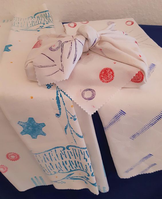 Furoshiki-Verpackungstücher drucken