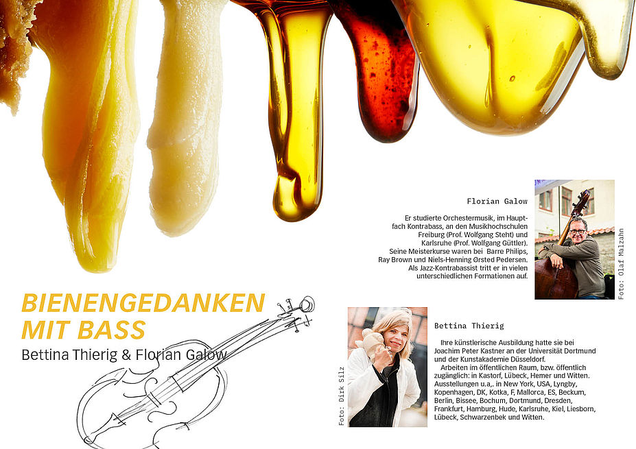 Bienengedanken mit Bass auf der Wakenitz