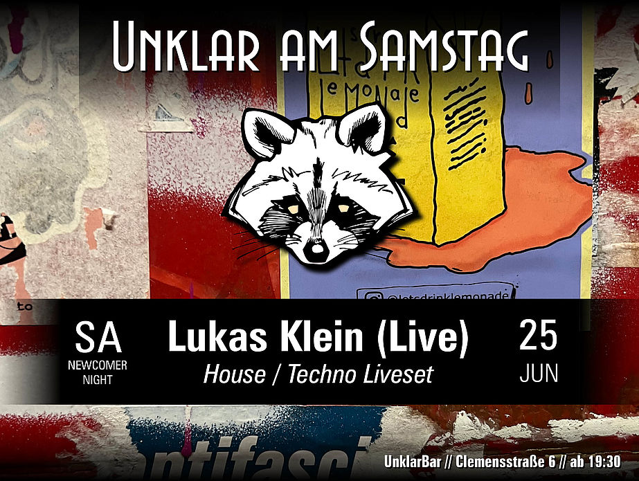 UnklarBar - Newcomer Night mit Lukas Klein (Live)