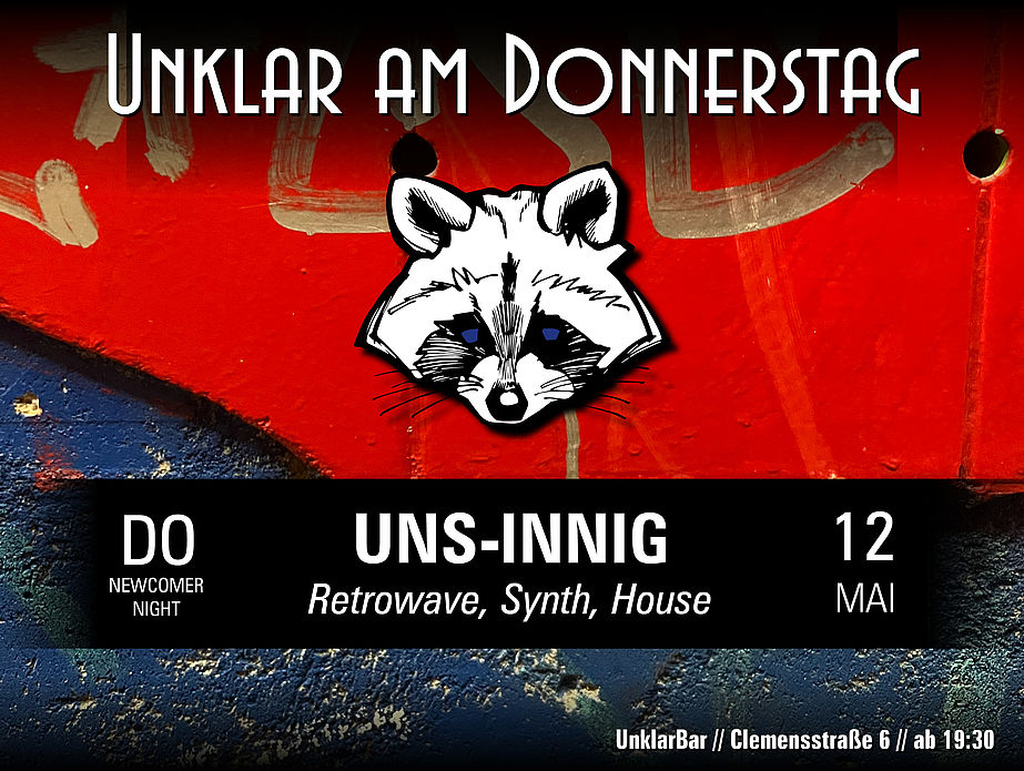 UnklarBar - Newcomer Night mit UNS-INNIG (Retrowave)