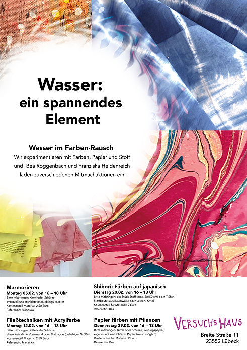 Wasser: ein spannendes Element. Eine Mitmachaktion.