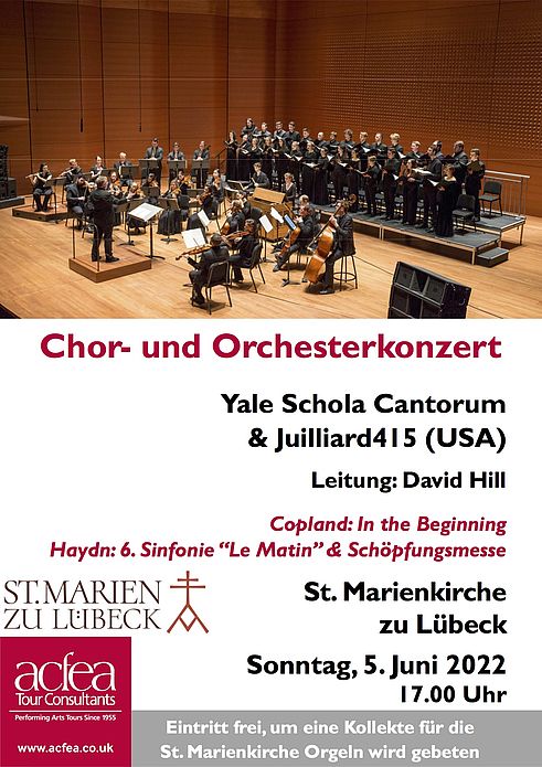 Yale Schola Cantorum & Juilliard415 // Chor- und Orchesterko