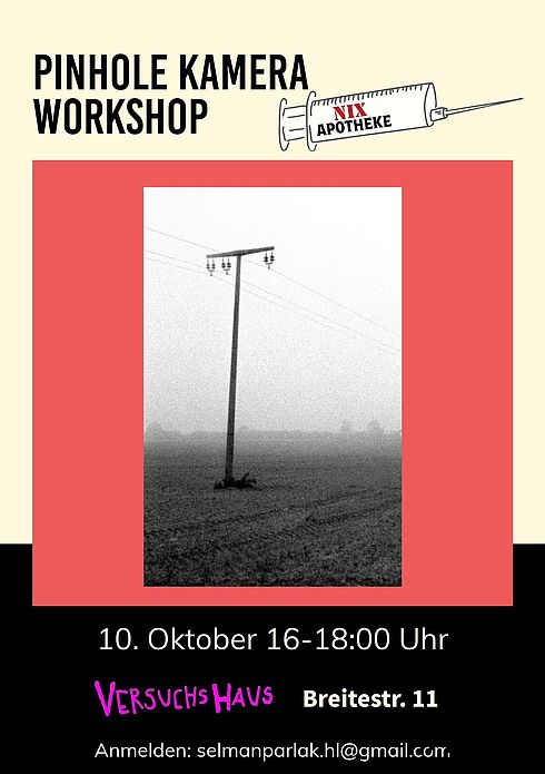 Fotografieren mit der selbst gebauten Pinhole Kamera