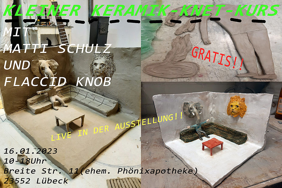 Keramik-Knet-Kurs mit Matti Schulz und Flaccid Knob