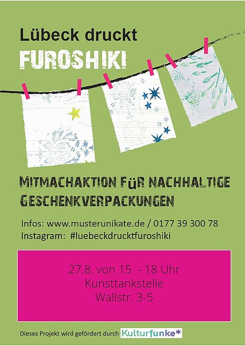 Lübeck druckt Furoshiki I