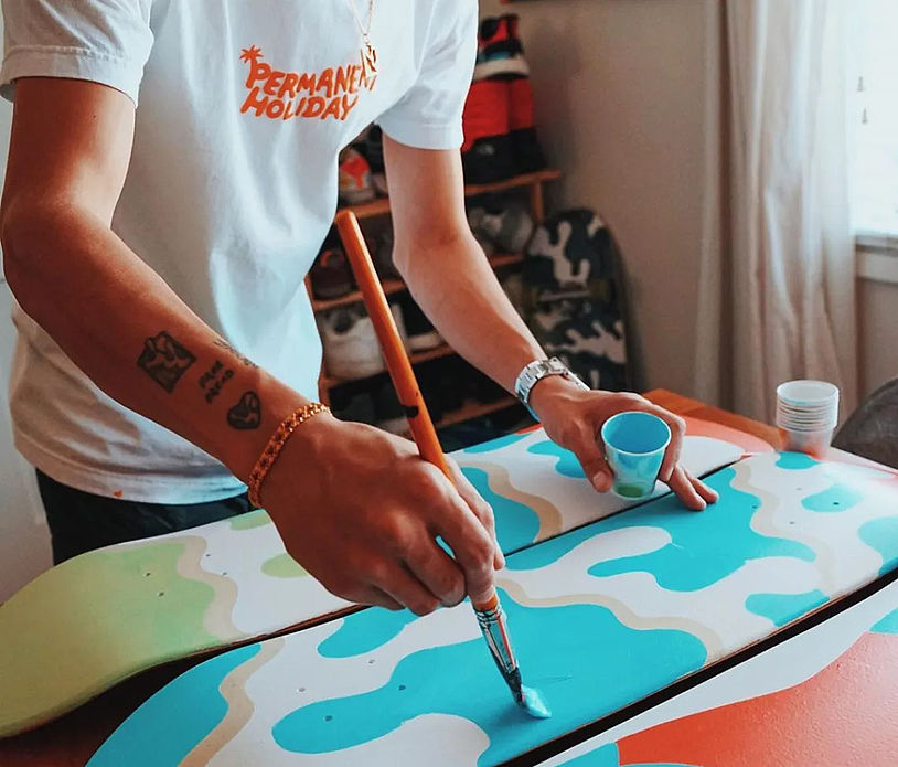 »Alchemie der Stadt« Skateboard-Gestaltungs-Workshop