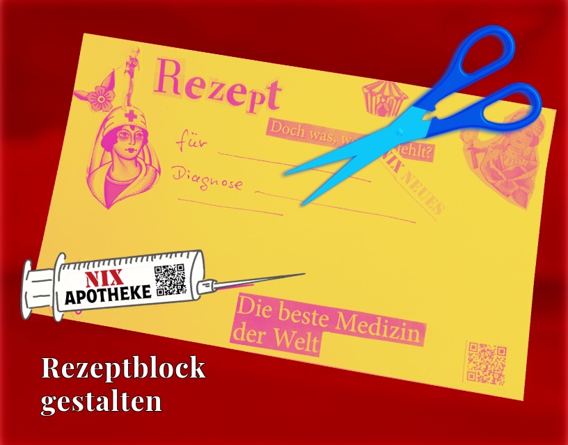 Rezeptblock für die NIX Apotheke