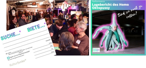 Kulturfunke*-Kartentausch - Treffen im Kulturfunke-Quartier